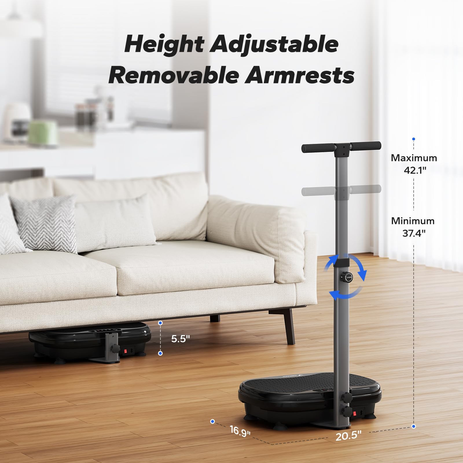 MERACH Vibration Plate Exercise Machine, Vibrating Plate Exercise